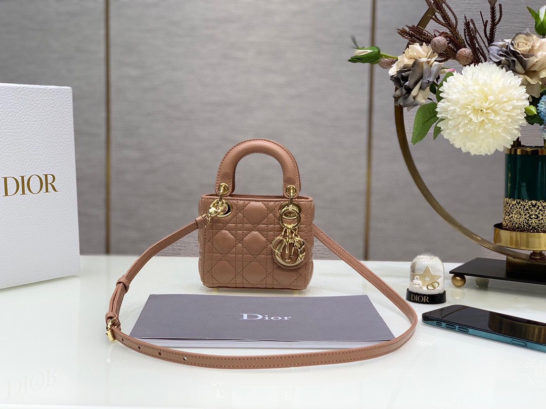 超美品 クリスチャンディオール Lady mini 2WAY 手提げ袋
