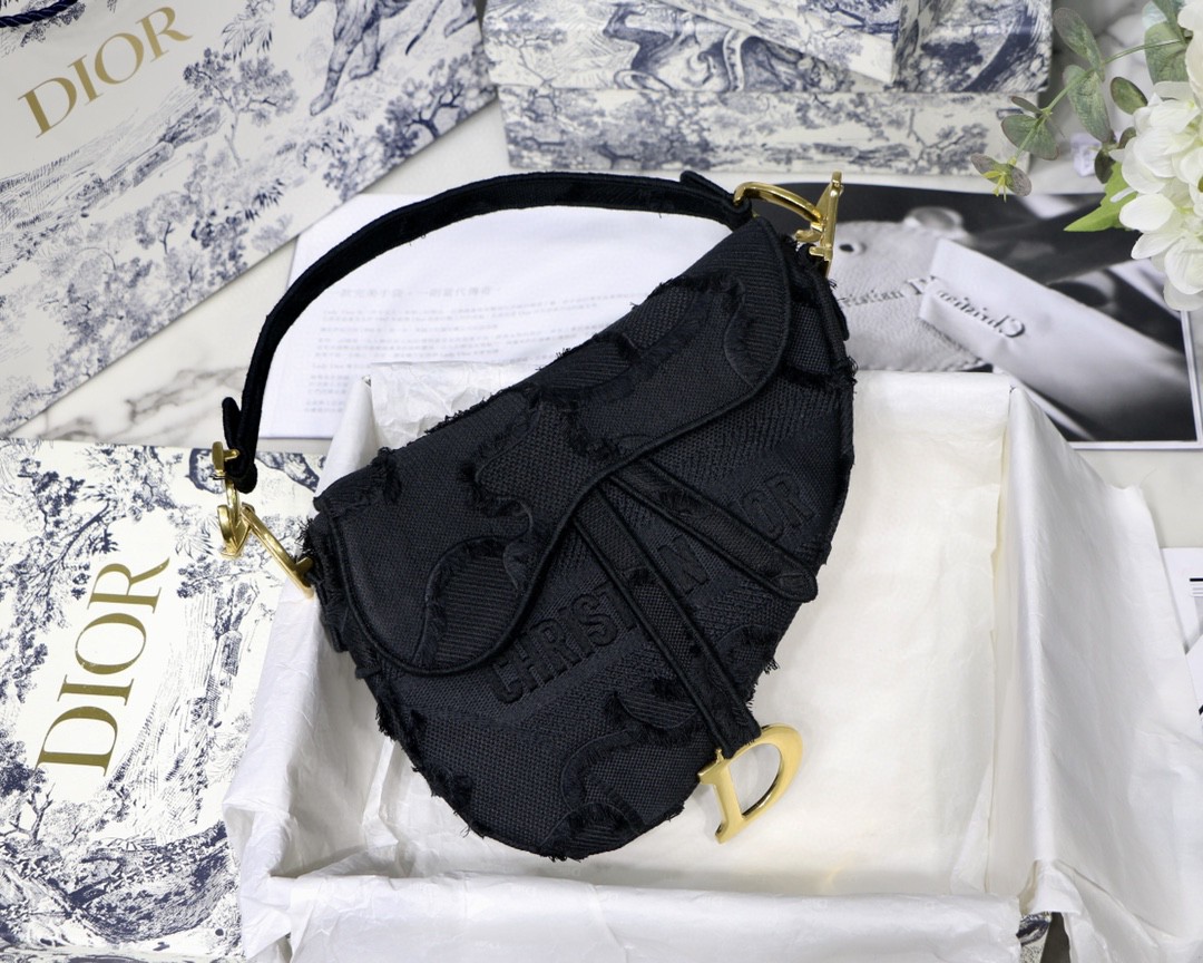 クリスチャンディオール 肩掛けかばん Saddle Oblique