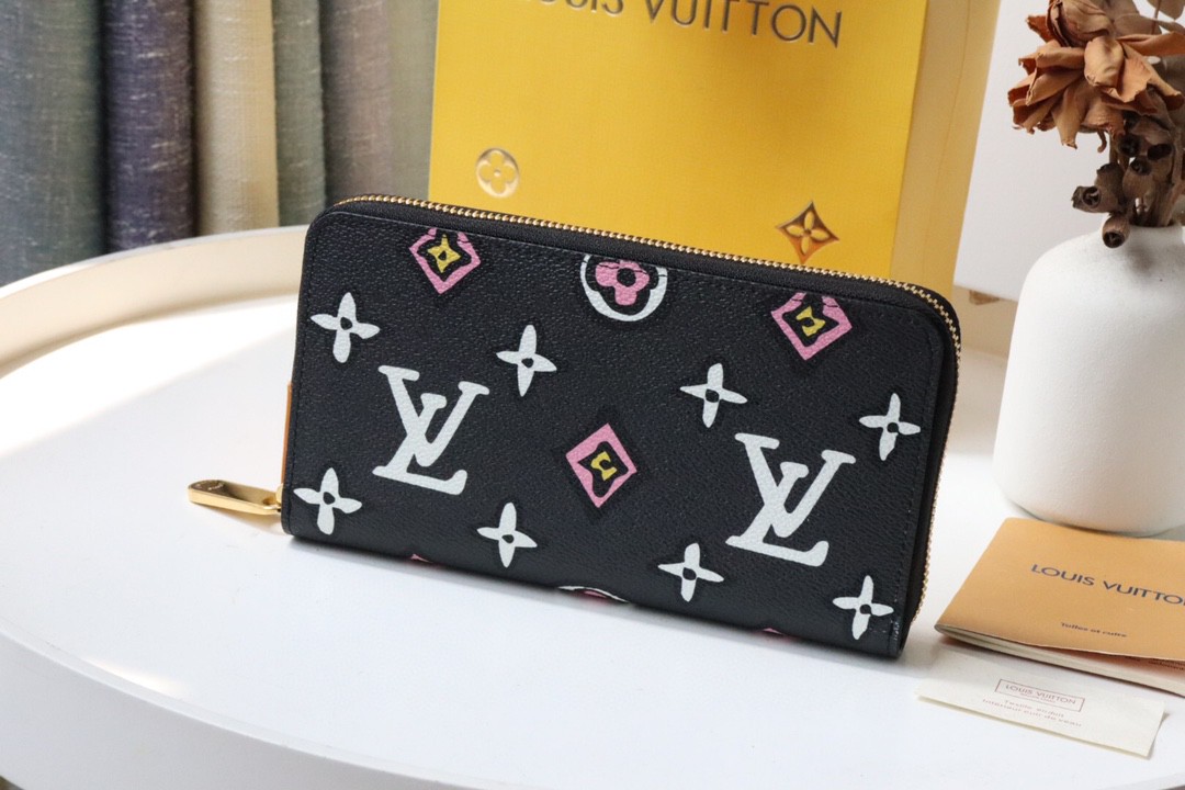 LV ルイヴィトン ジッピー 長財布 ブラック モノグラム 2111