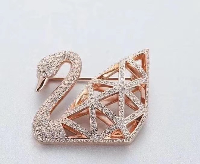 Swarovski スワロフスキー 超美品 ココマーク ブローチ