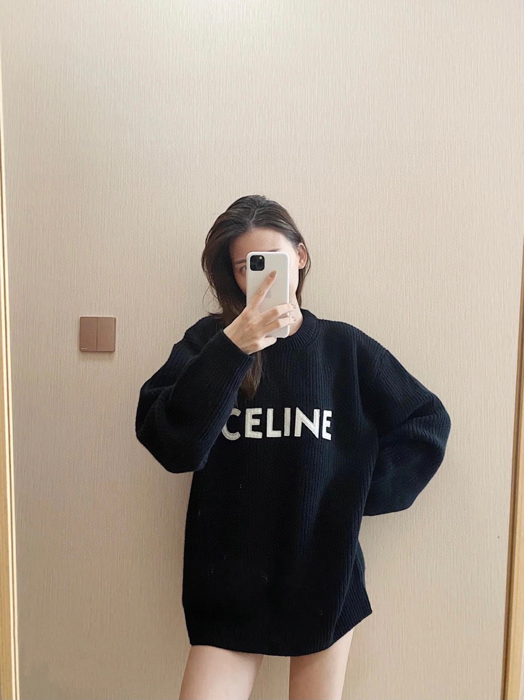 セリーヌ CELINE 新作通販 長袖ニット メリハリ/トップス