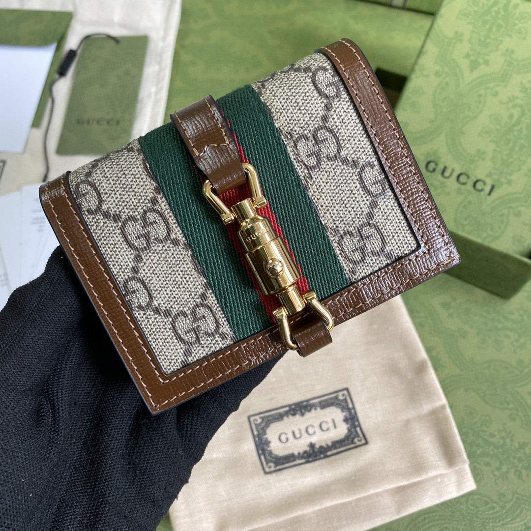 gvcci グッチ Super品 Wホック二つ折り財布 2103