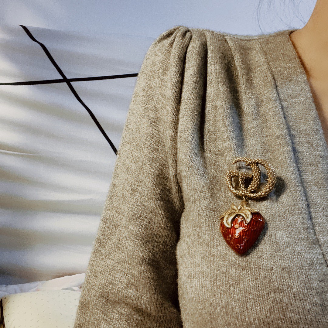2021新作通販 gucc1 グッチ ココマークブローチ
