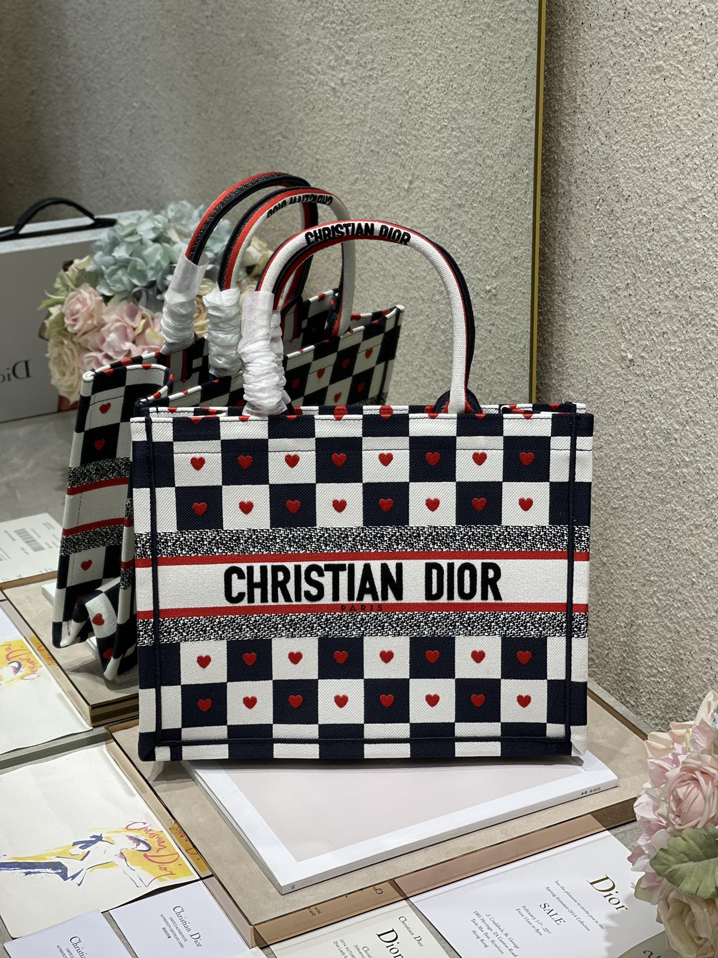 クリスチャンディオール 21SS小サイズ ショッピングバッグ 2108DIJ
