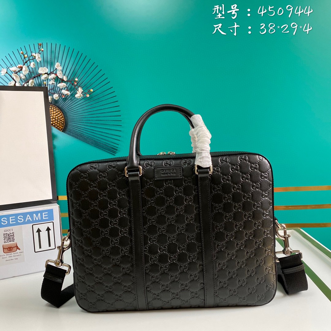 グッチ メンズ Super品 ビジネスバッグ ブリーフケース