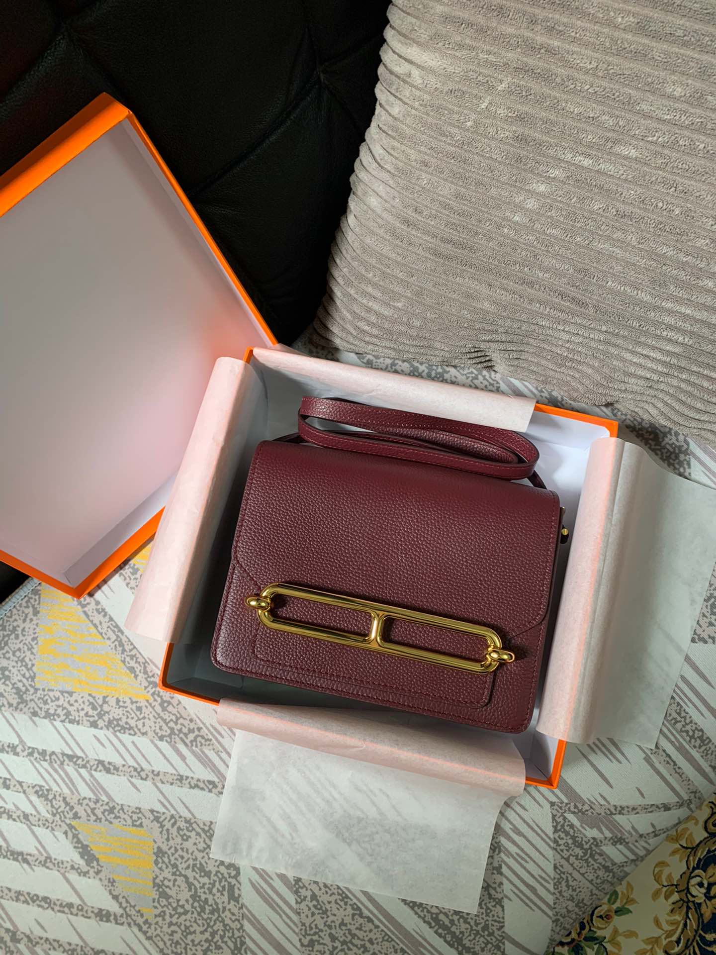 エルメス 2Wayショルダーバッグ サック?ロウリス H Sac Roulis