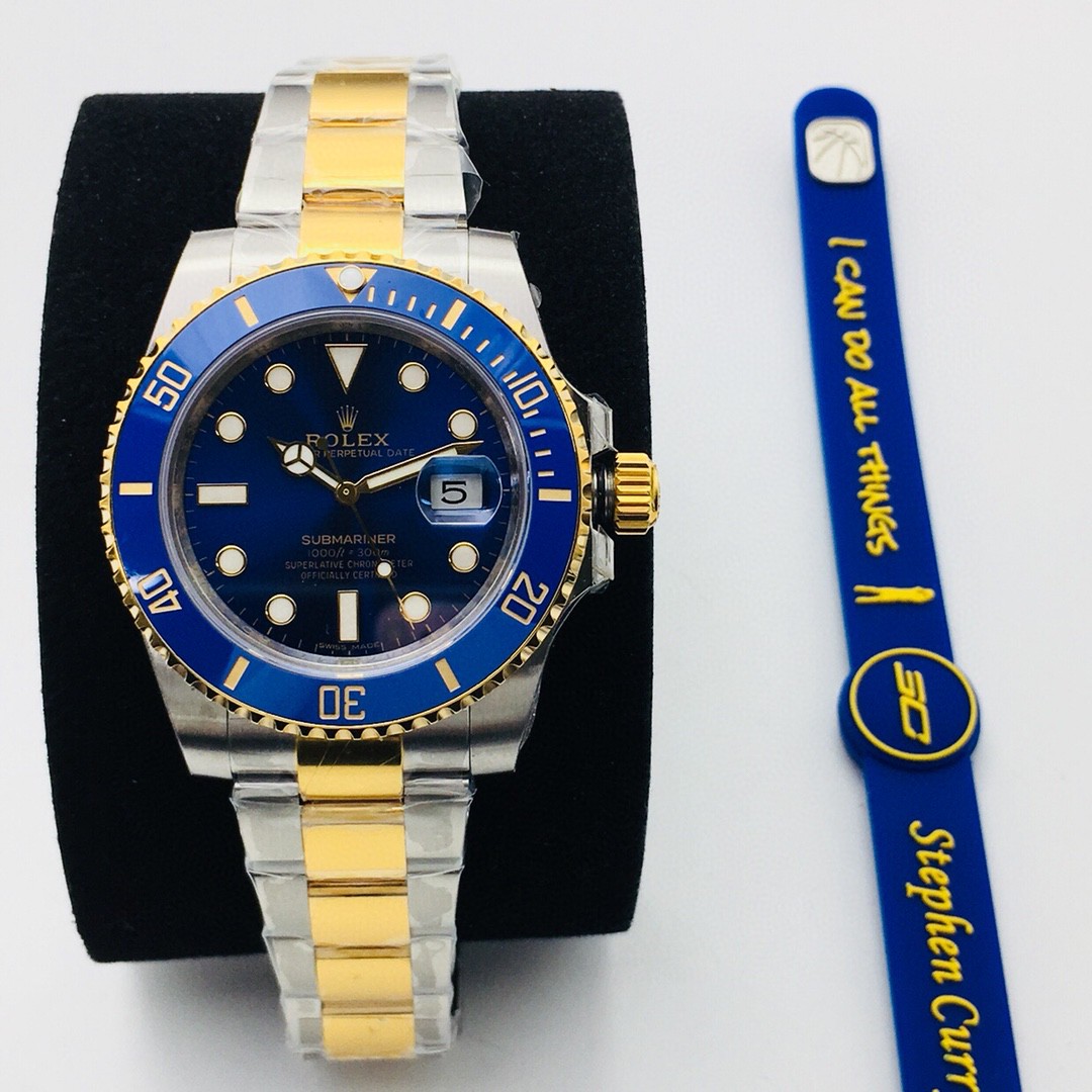 Super品 ロレックス サブマリーナ 18Kゴールド SWISS 3130ムーブメント GX