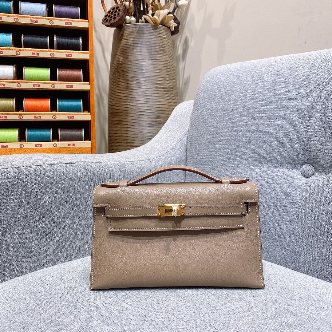 新品 エルメス 手作り 財布 セカンドバッグ MINIKELLY TA2001P