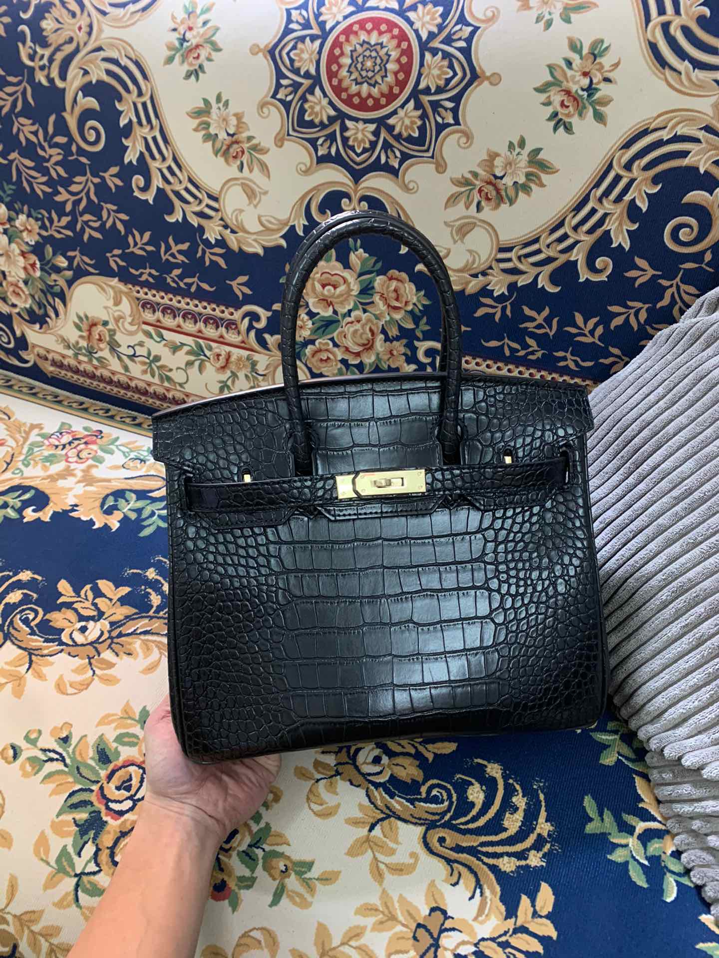 高品質エルメス クロコダイル BIRKIN バーキン25cm/30cm DZ2001P3600