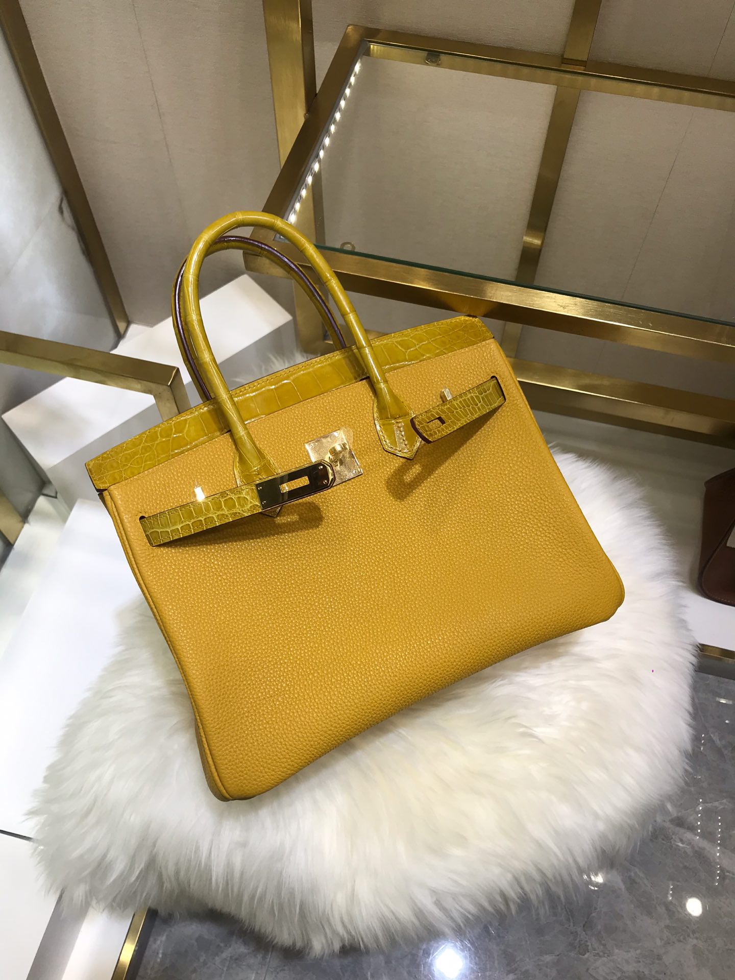 超美品エルメス 手作り トゴ BIRKIN バーキン30 TD2001P
