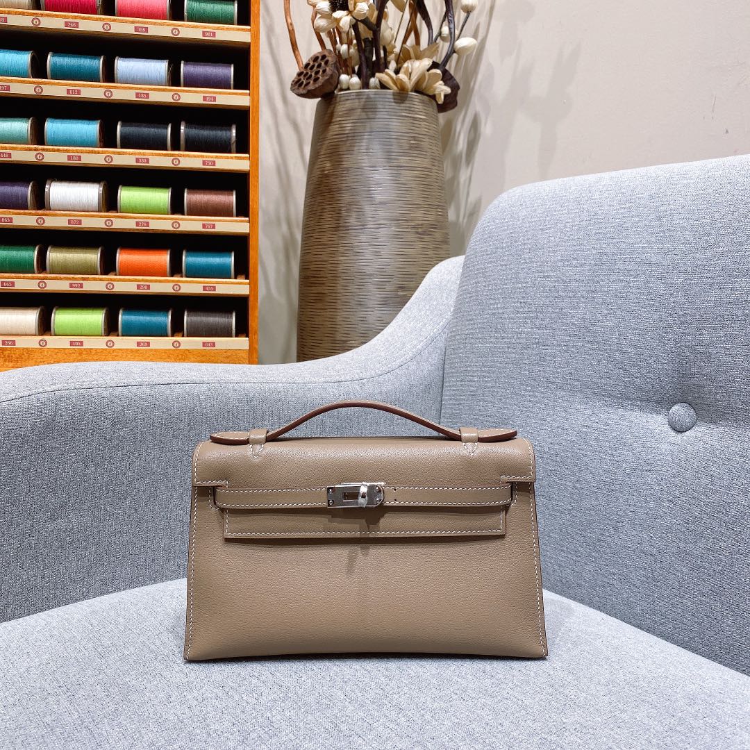 新品 エルメス 手作り 財布 セカンドバッグ MINIKELLY TA2001P