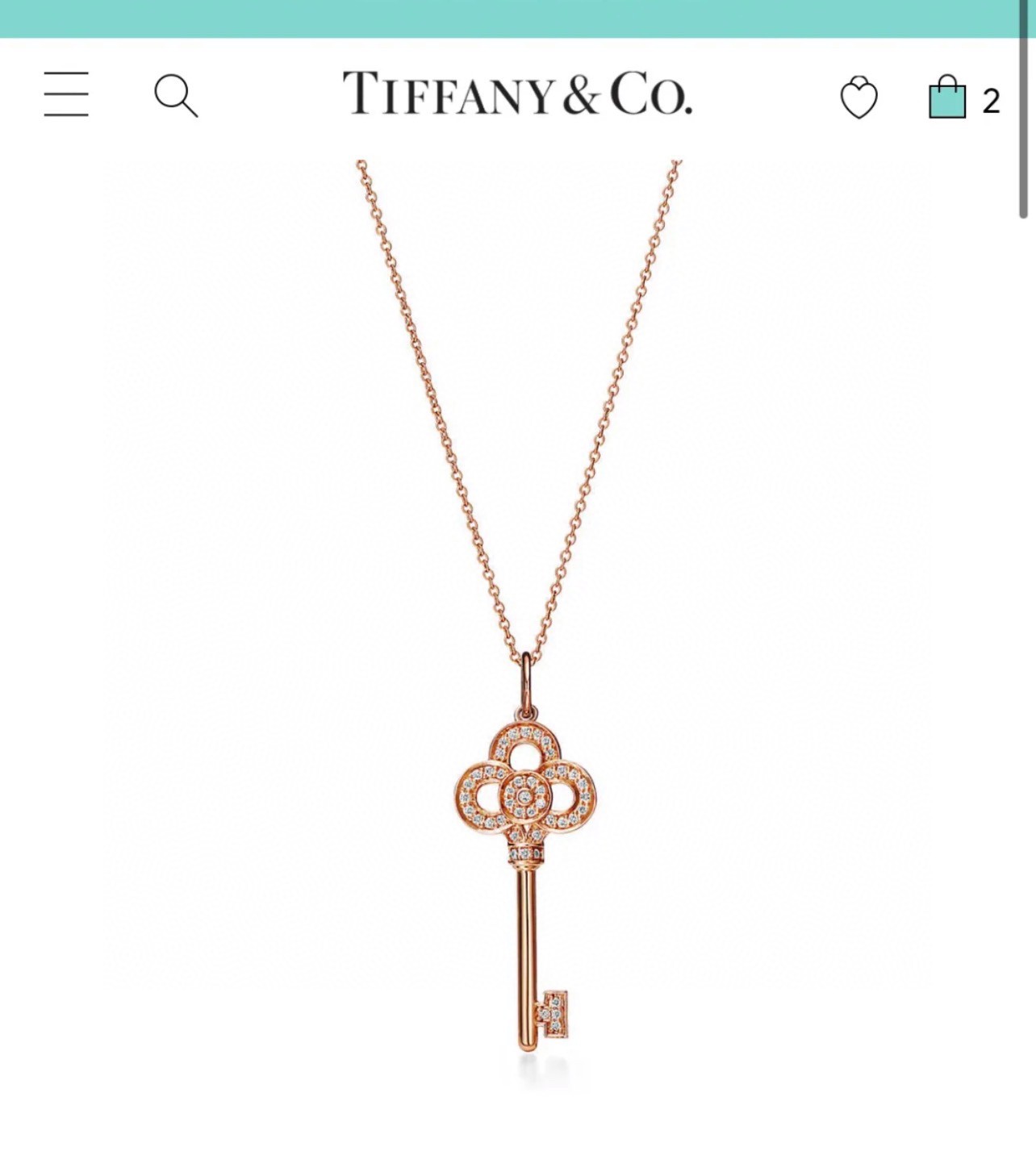 Tiffany& Co(ティファニ) ネックレス ペンダント 今季の新作
