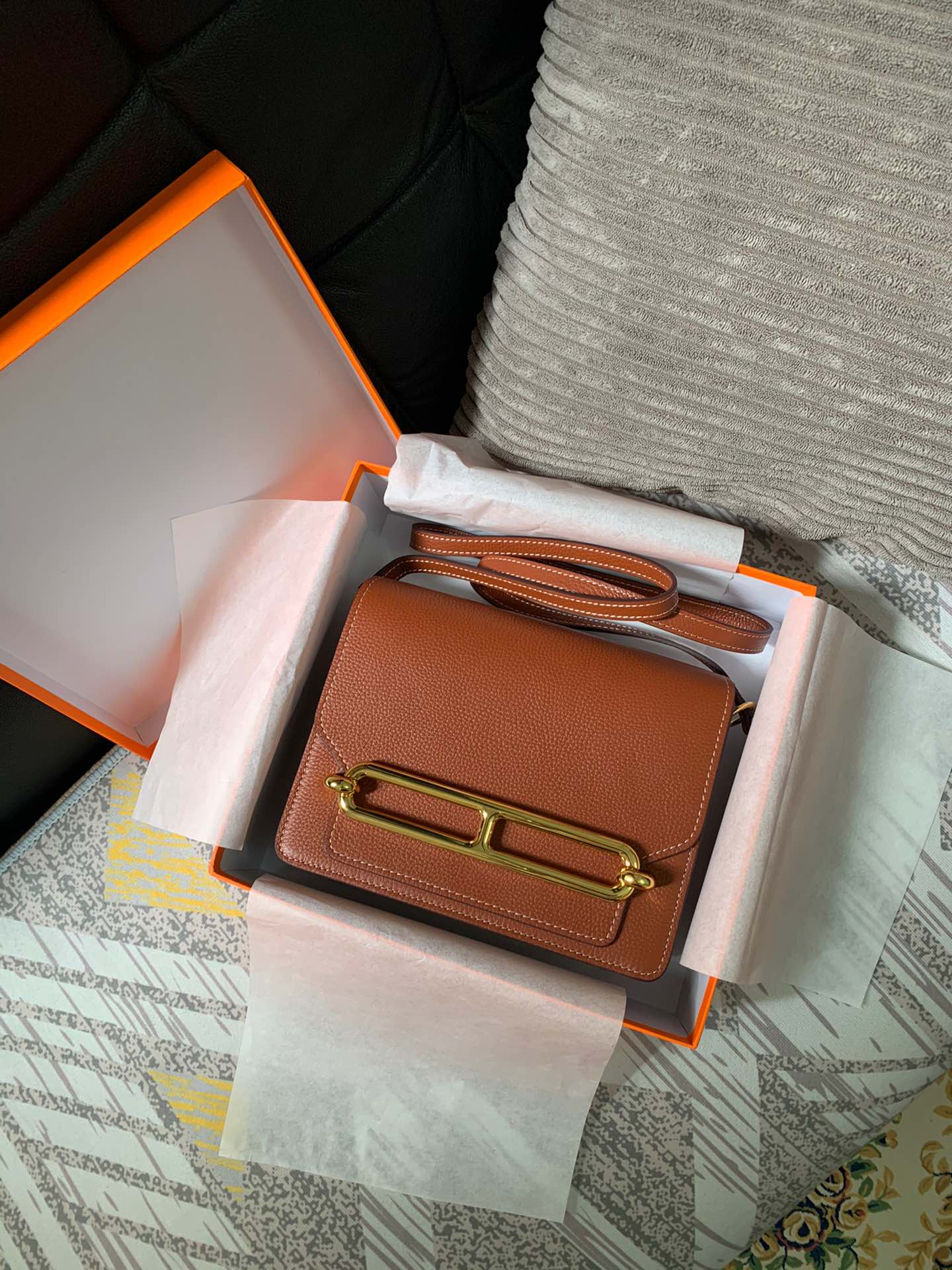 エルメス 2Wayショルダーバッグ サック?ロウリス H Sac Roulis