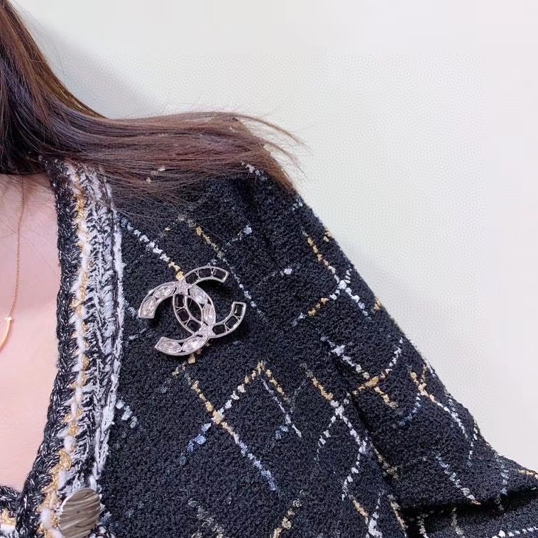 超美品 CHANEL シャネル ココマーク ブローチ