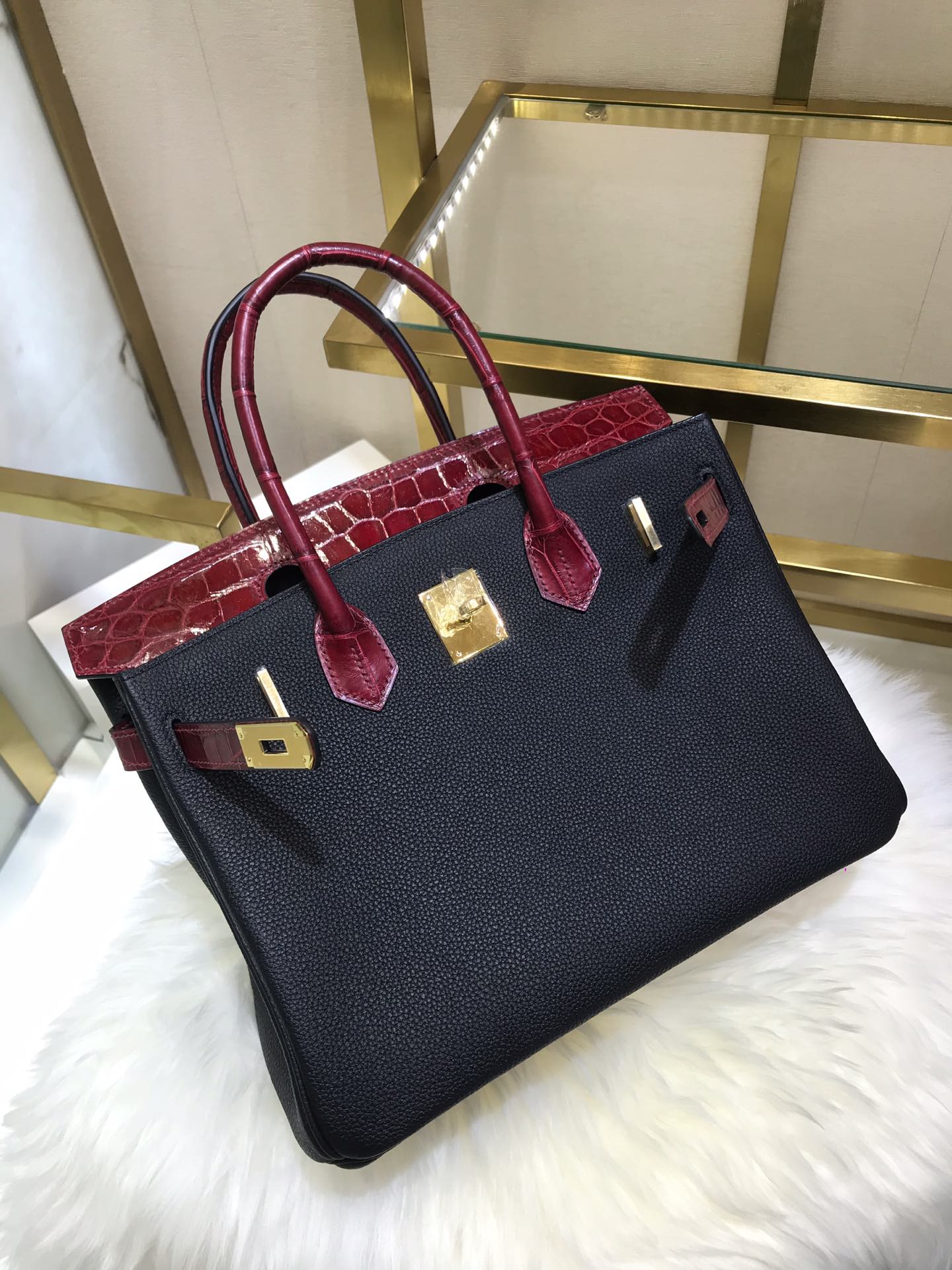 超美品エルメス 手作り トゴ BIRKIN バーキン30 TD2001P