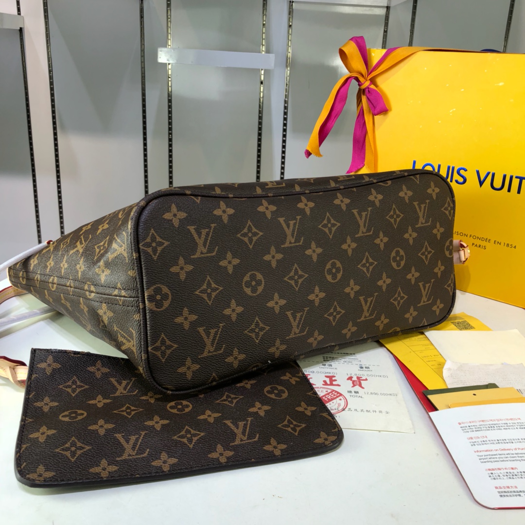 LV ルイヴィトン Lサイズ モノグラム トートバッグ ポーチ付き