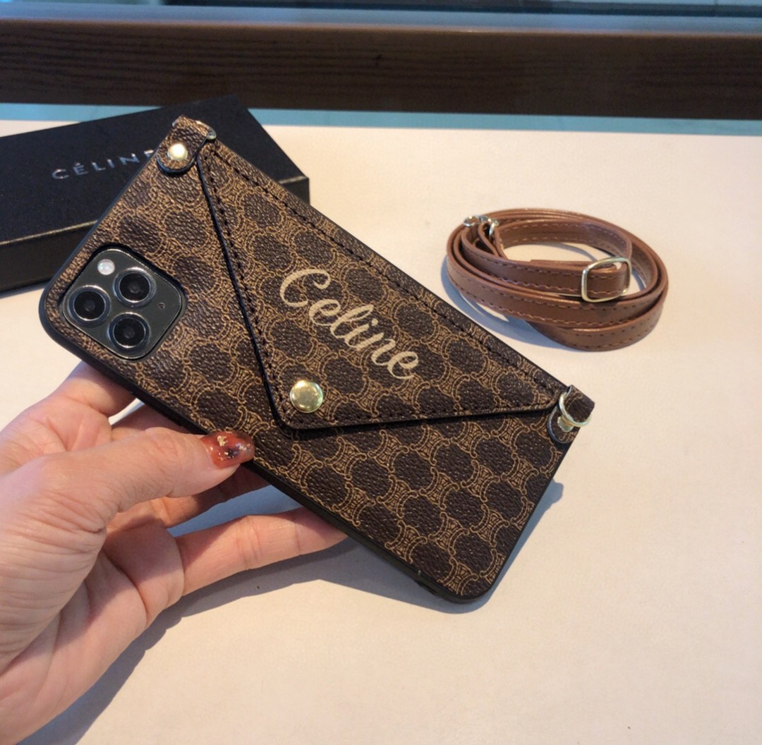 CELINE iPhone7/7P/8/8P/X/XS/XS Max/11(6.1)/11P(5.8)/11proMAX(6.5)/12/12P（6.1)/12pro MAX(6.7) 保護ケース カバー