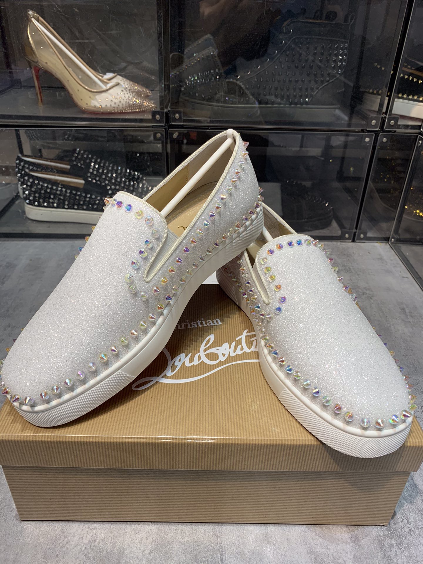 クリスチャン ルブタン(CL) 20SS 男女兼着 ローファー スリッポン
