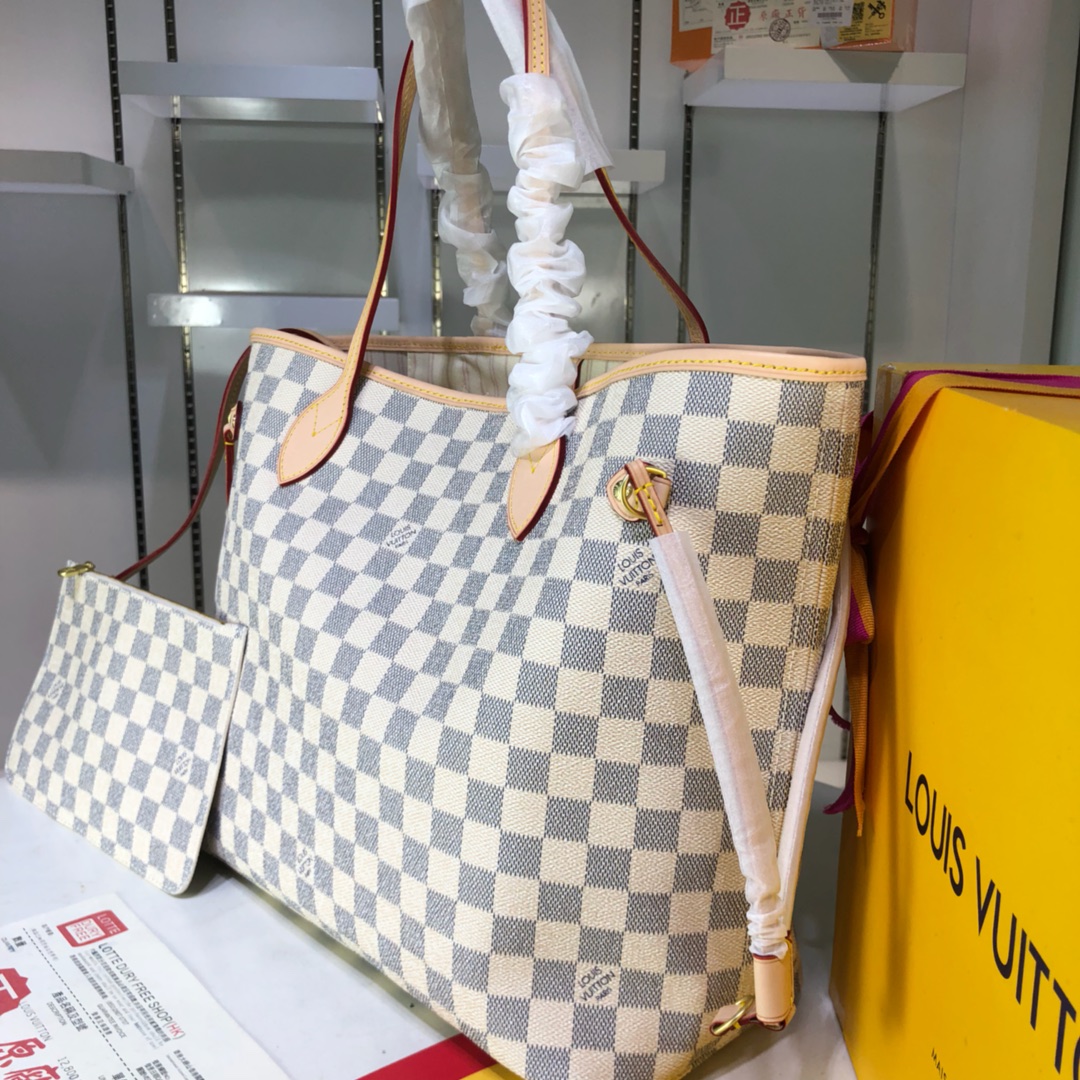 LV ルイヴィトン Lサイズ モノグラム トートバッグ ポーチ付き
