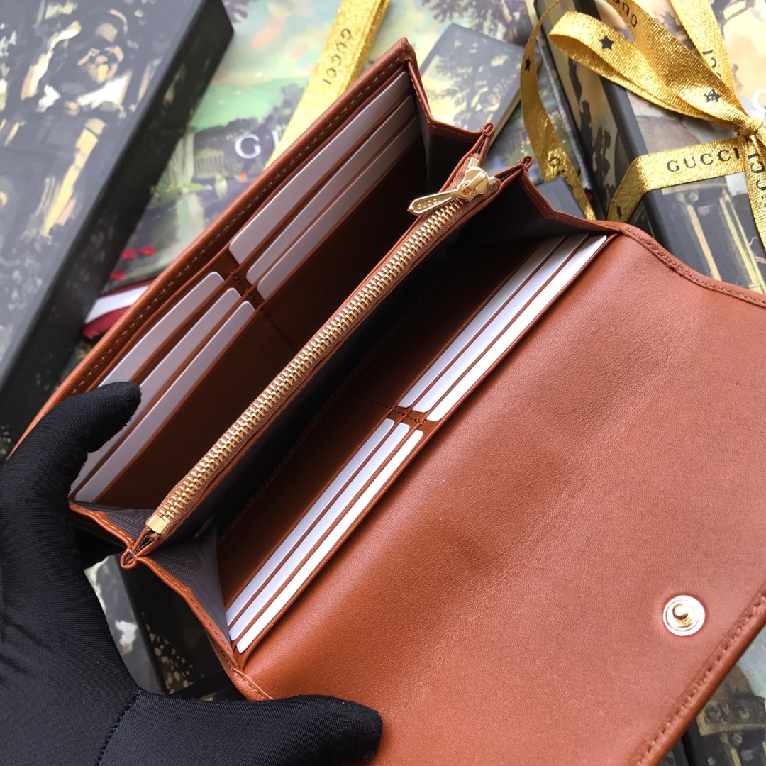 超高品質 gvcci グッチ 長財布 Wホック二つ折り財布 573789-4