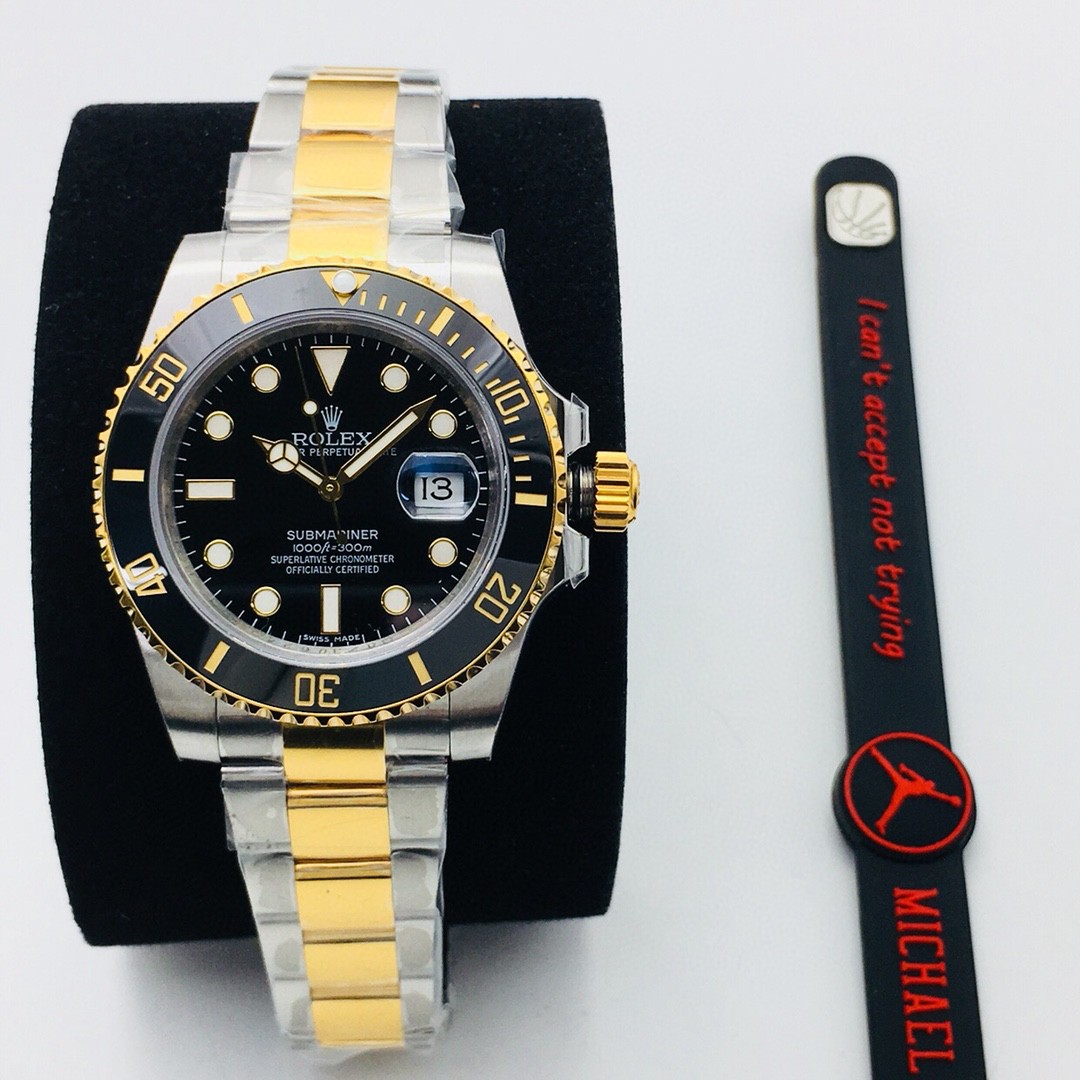 Super品 ロレックス サブマリーナ 18Kゴールド SWISS 3130ムーブメント GX
