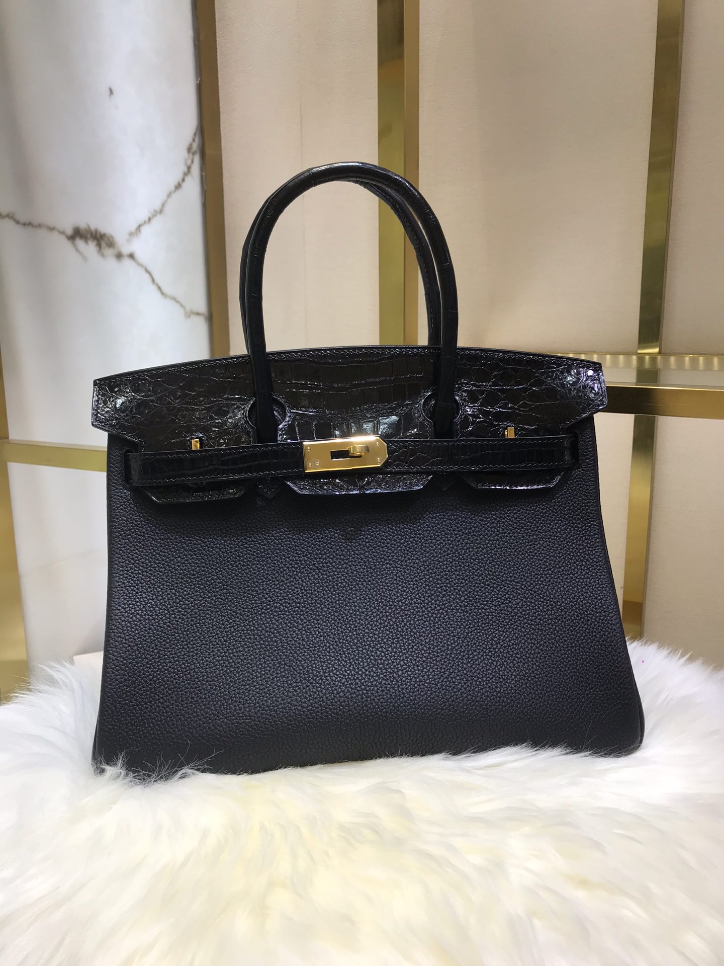 超美品エルメス 手作り トゴ BIRKIN バーキン30 TD2001P