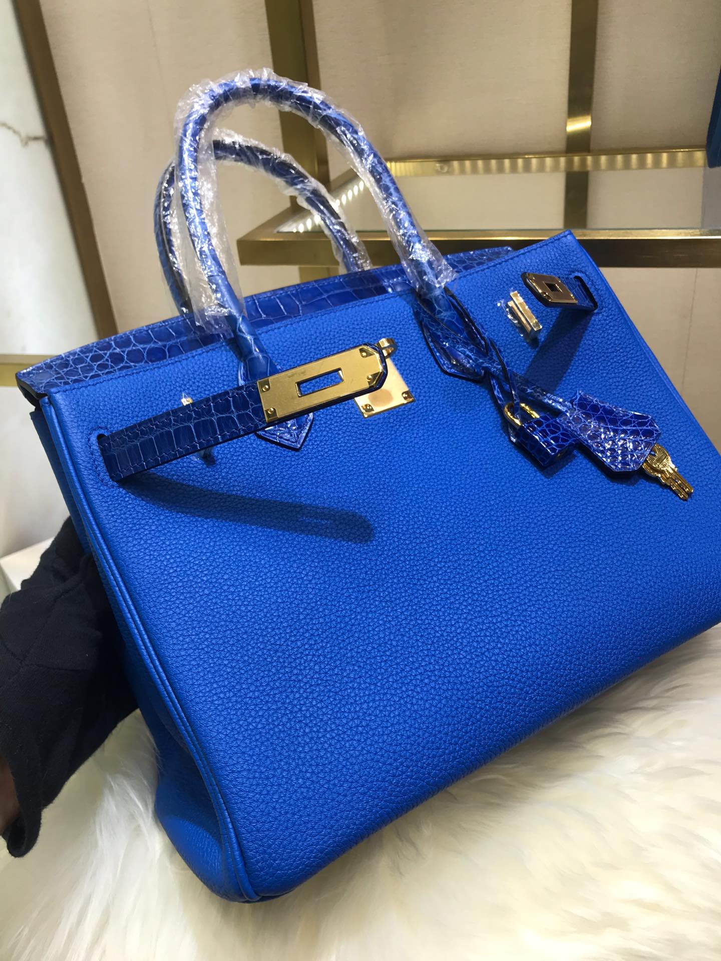 超美品エルメス 手作り トゴ BIRKIN バーキン30 TD2001P