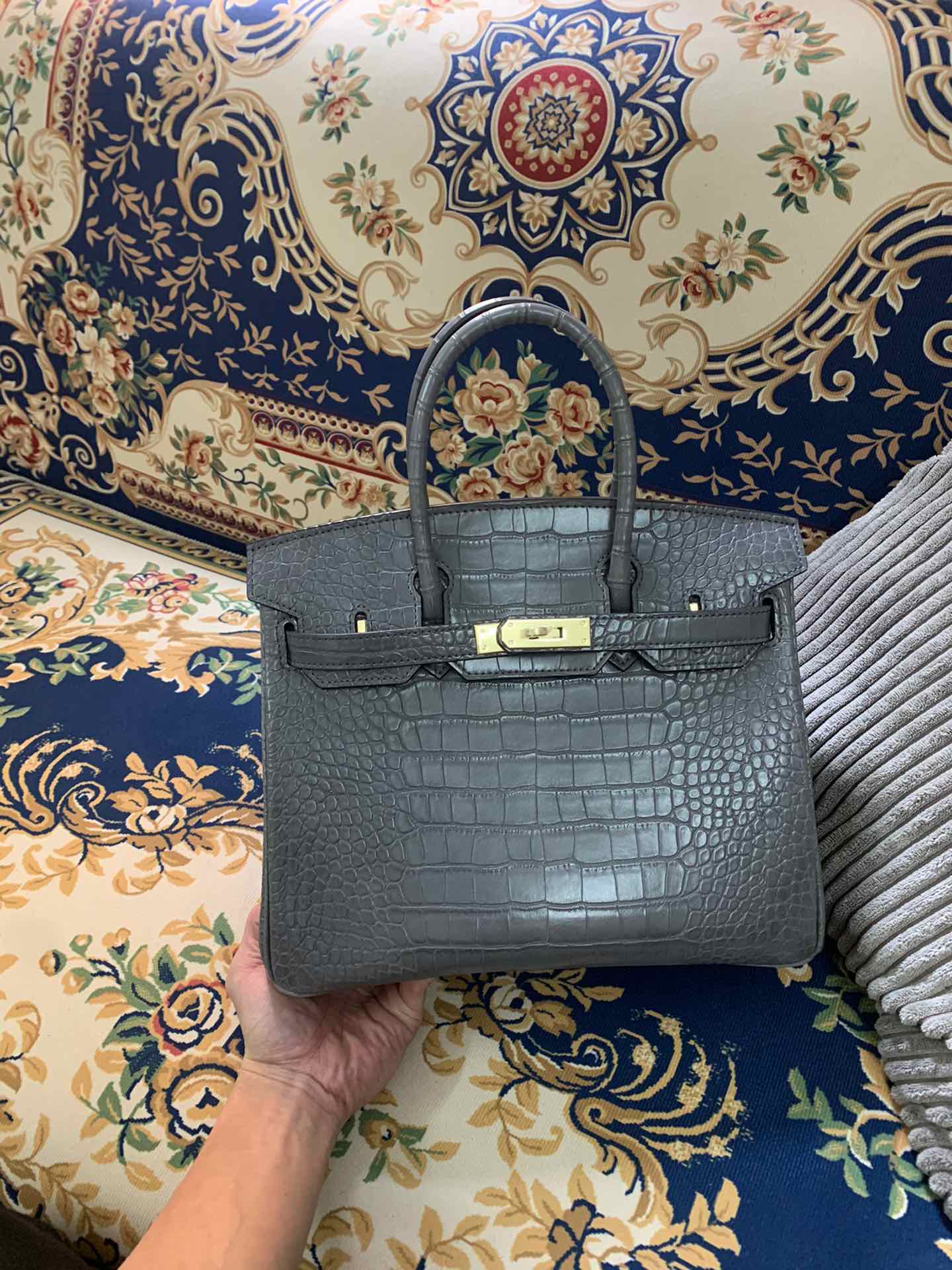 高品質エルメス クロコダイル BIRKIN バーキン25cm/30cm DZ2001P3600