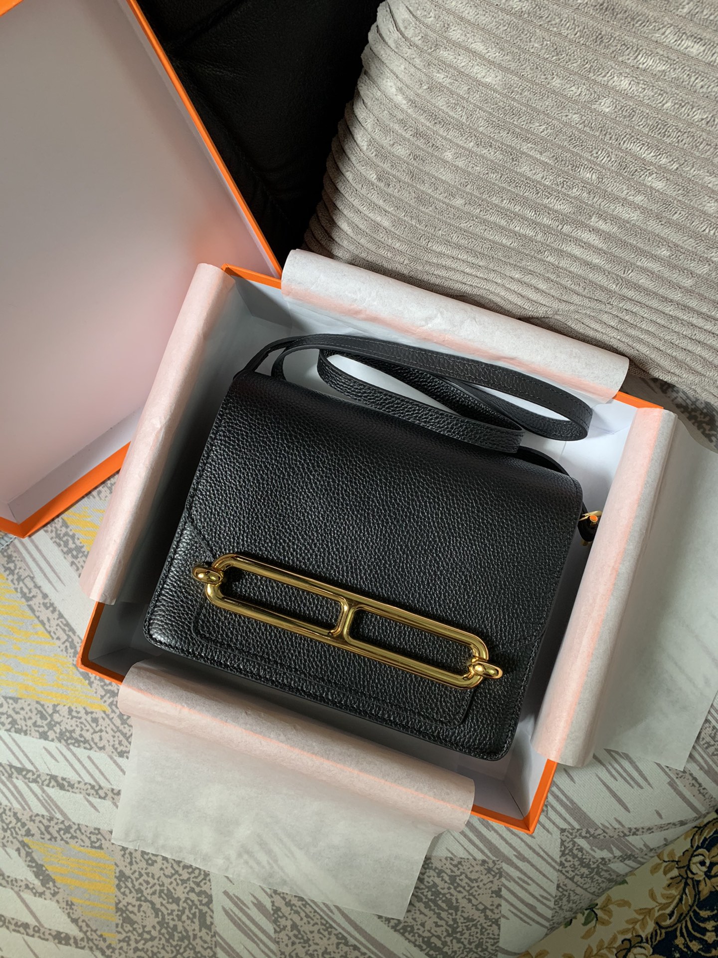 エルメス 2Wayショルダーバッグ サック?ロウリス H Sac Roulis