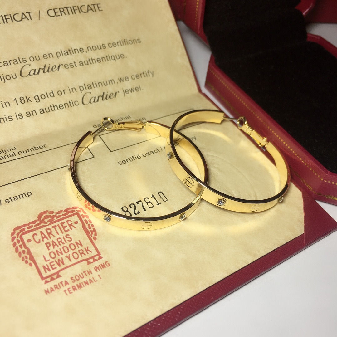 Cartier(カルティエ )2019新作 ピアス イアリング QJR