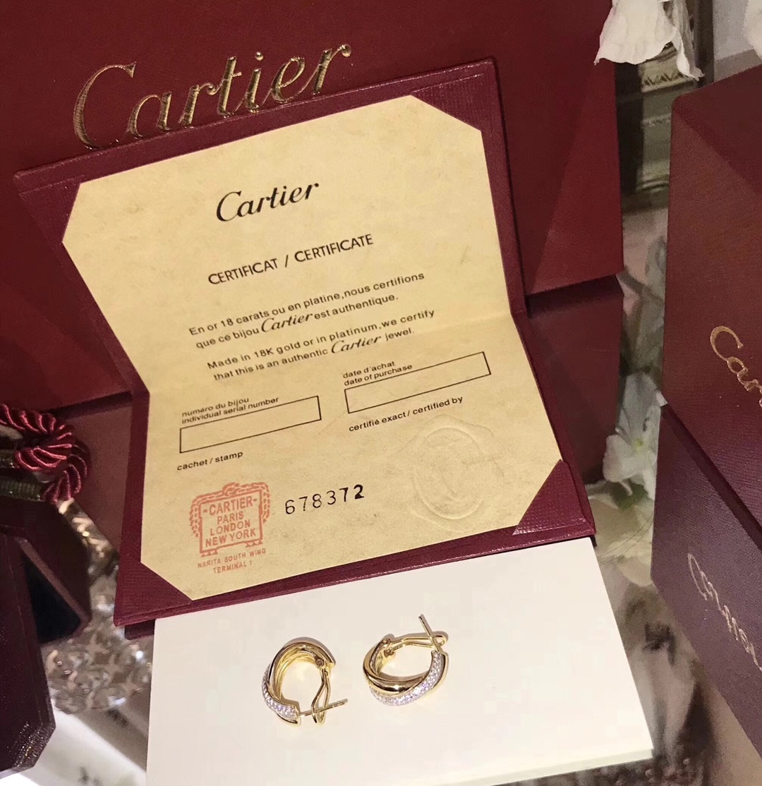 Cartier（カルティエ ）2019新作 ピアス イアリング FF