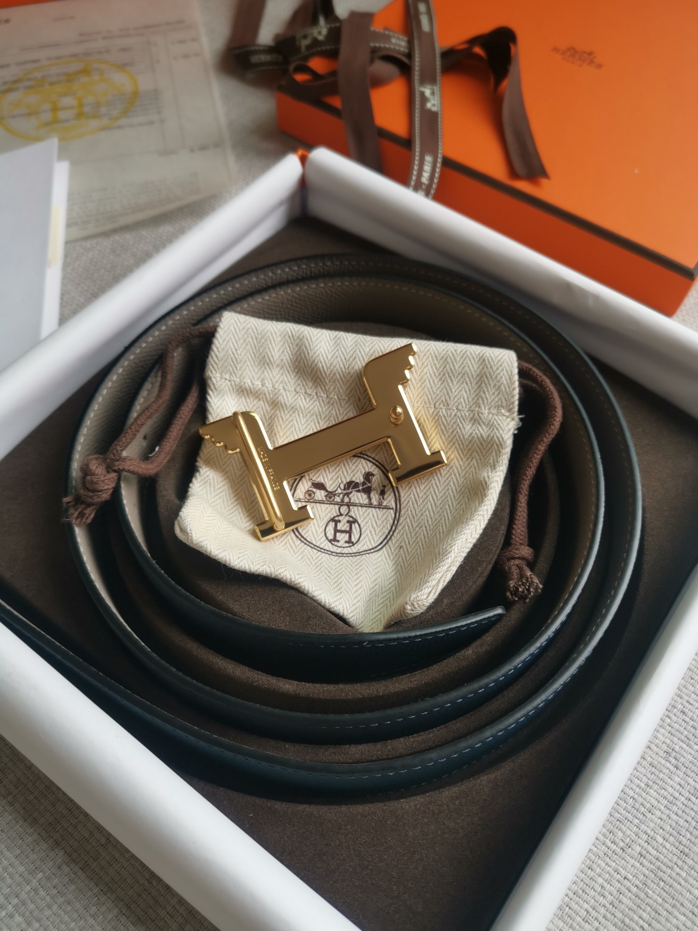 人気商品 HERMES/エルメス ベルト サンチュール FX