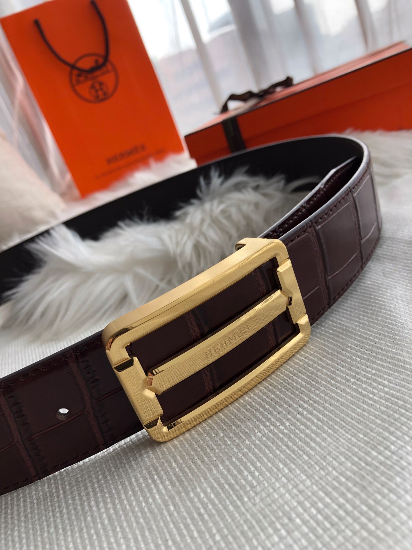 人気商品 HERMES/エルメス ベルト サンチュール ZC