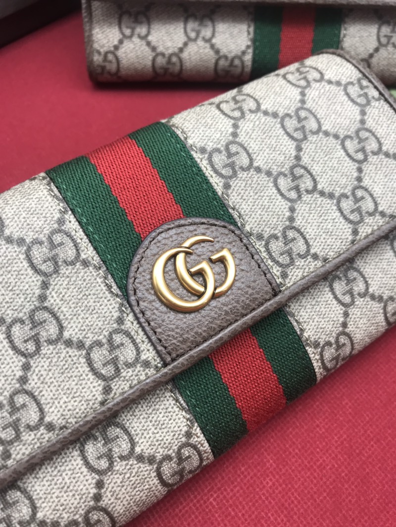 19SS美品 gucc1 グッチ 二つ折り長財布 長財布 通販 523153-6