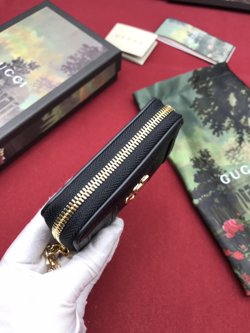 19SS美品 gucc1 グッチ 長財布 ラウンドファスナー式財布 523154-1