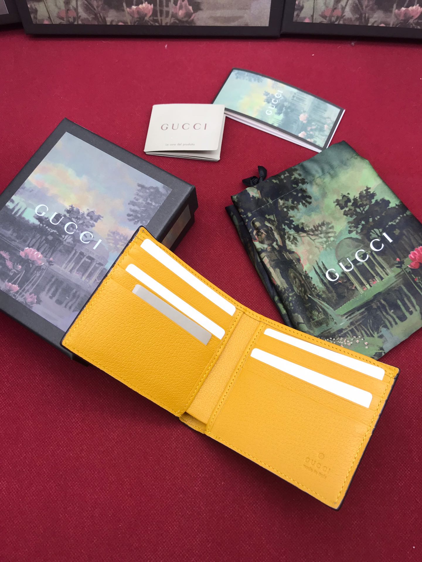 新作通販 gvcci グッチ 二つ折り財布 短財布 メンズ 473954-1