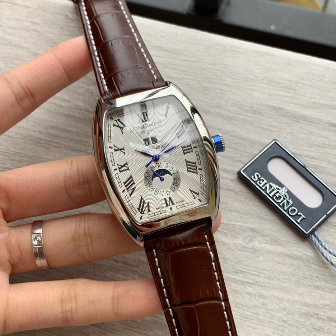 ロンジン(LONGINES)腕時計 メンズ 42mm 自動巻き LON