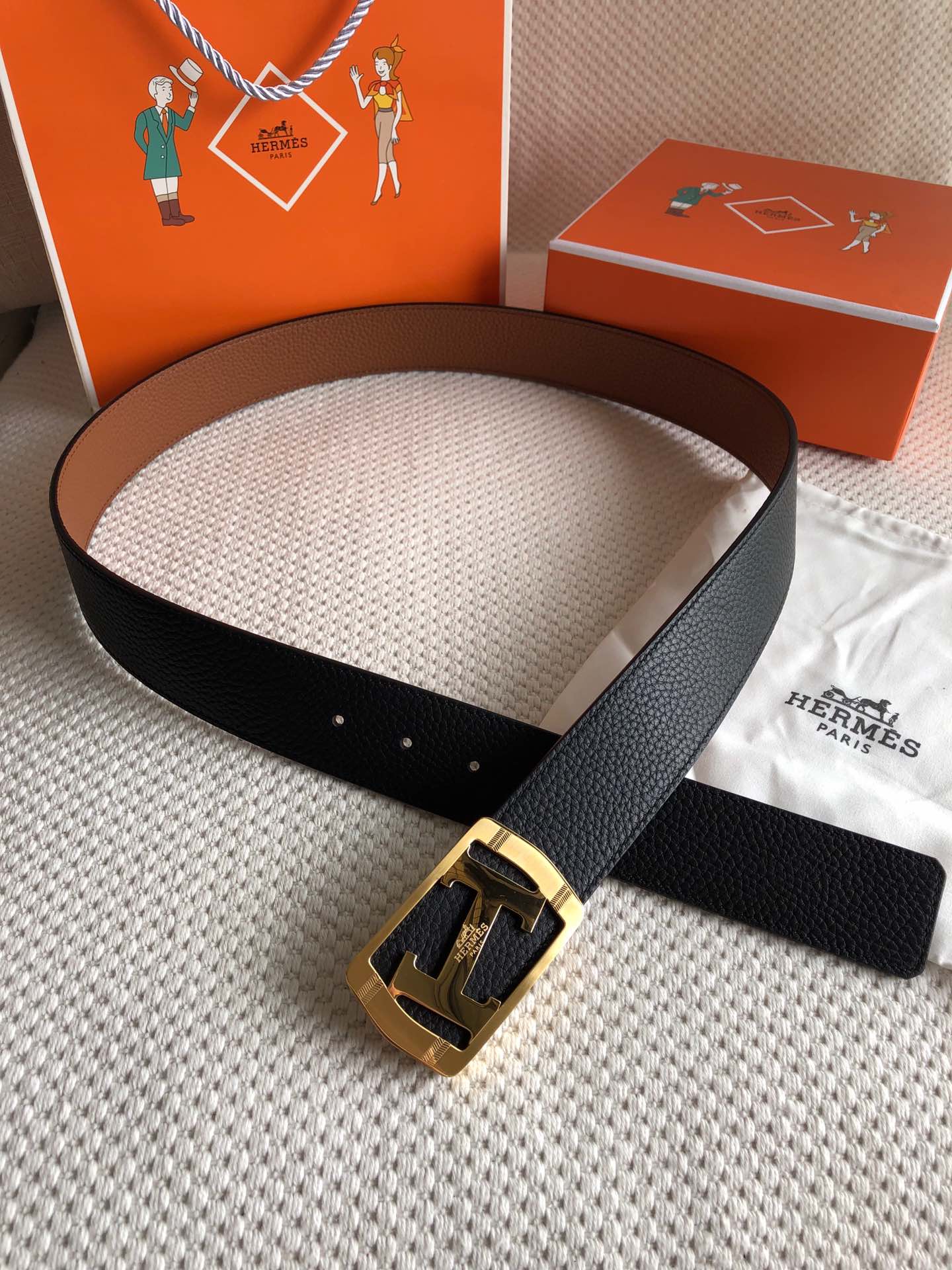 HERMES/エルメス ベルト サンチュール 男女兼用 ZC