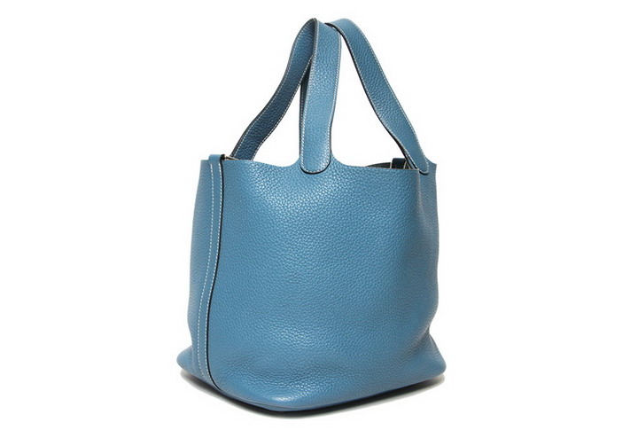 エルメス　（HERMES） エルメス　ピコタンロックPM トリヨンクレマンス　ブルージーン /金具シルバー