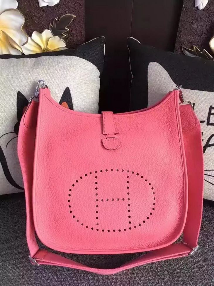 特N品 原版皮系列 最高級 エルメス エヴリンPM ショルダーバッグ トリヨンクレマンス