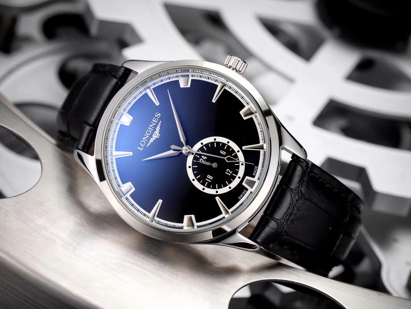 ロンジン(LONGINES)腕時計 メンズ 40mm 自動巻き LON