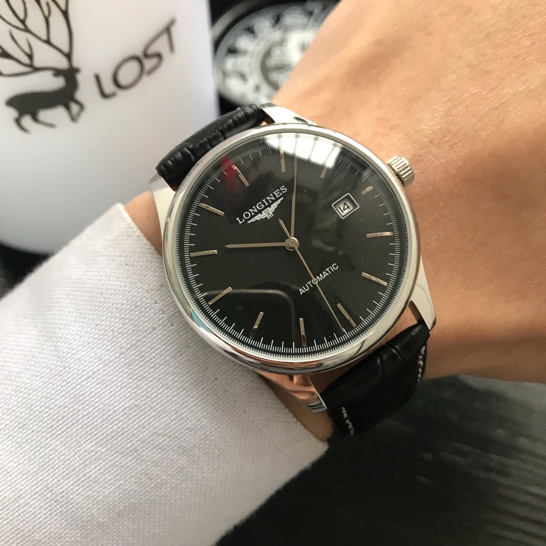ロンジン（LONGINES）腕時計 メンズ 40mm 自動巻き LON