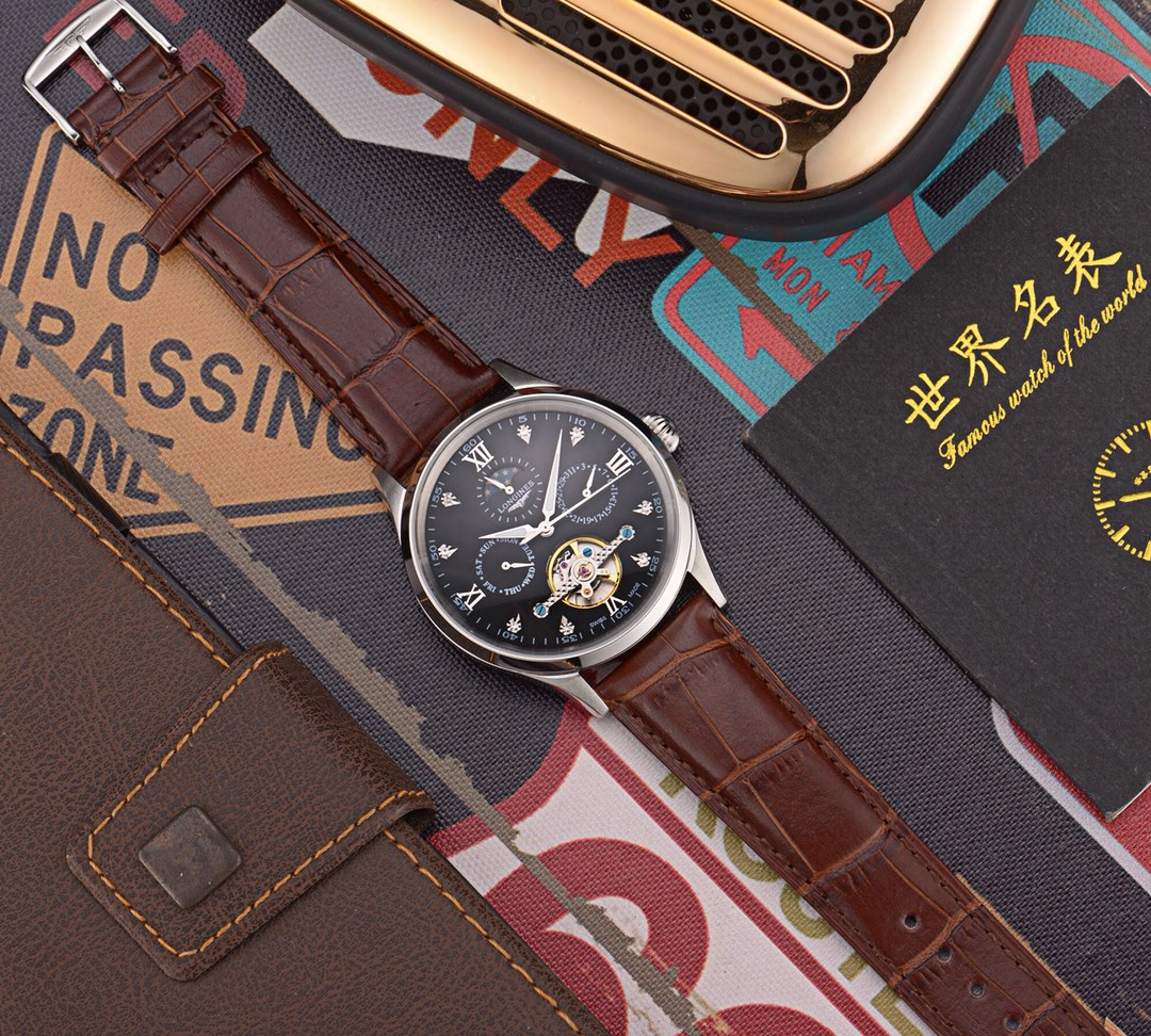 ロンジン(LONGINES)腕時計 メンズ 42mm 自動巻き LON