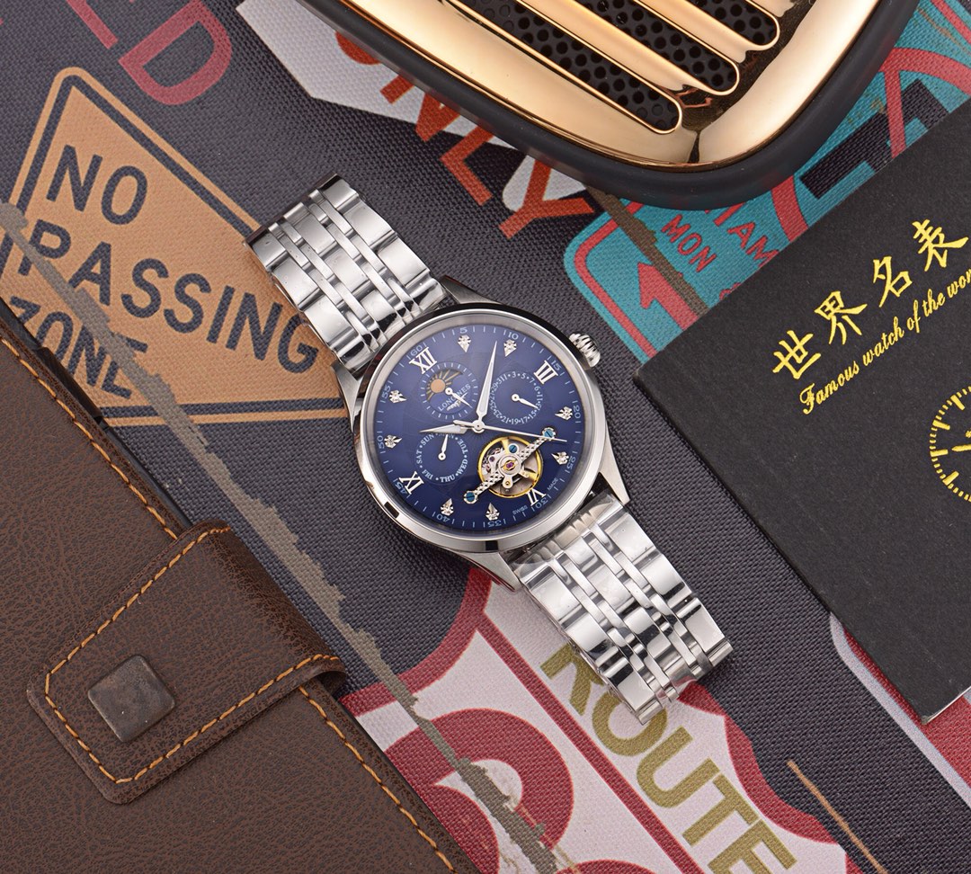 ロンジン（LONGINES）腕時計 メンズ 42mm 自動巻き LON