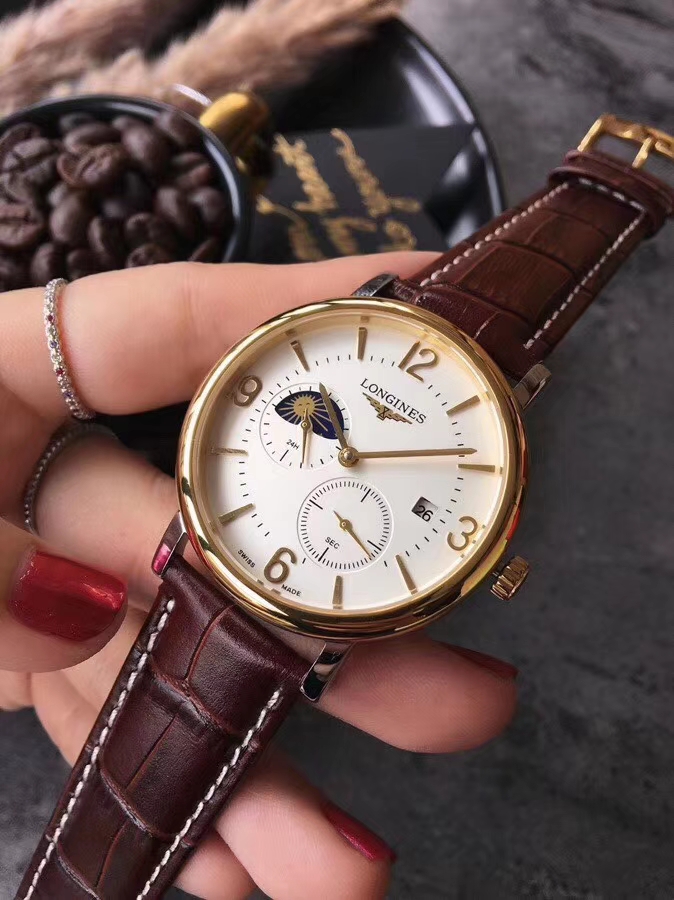 ロンジン（LONGINES）腕時計 メンズ 40mm 自動巻き LON
