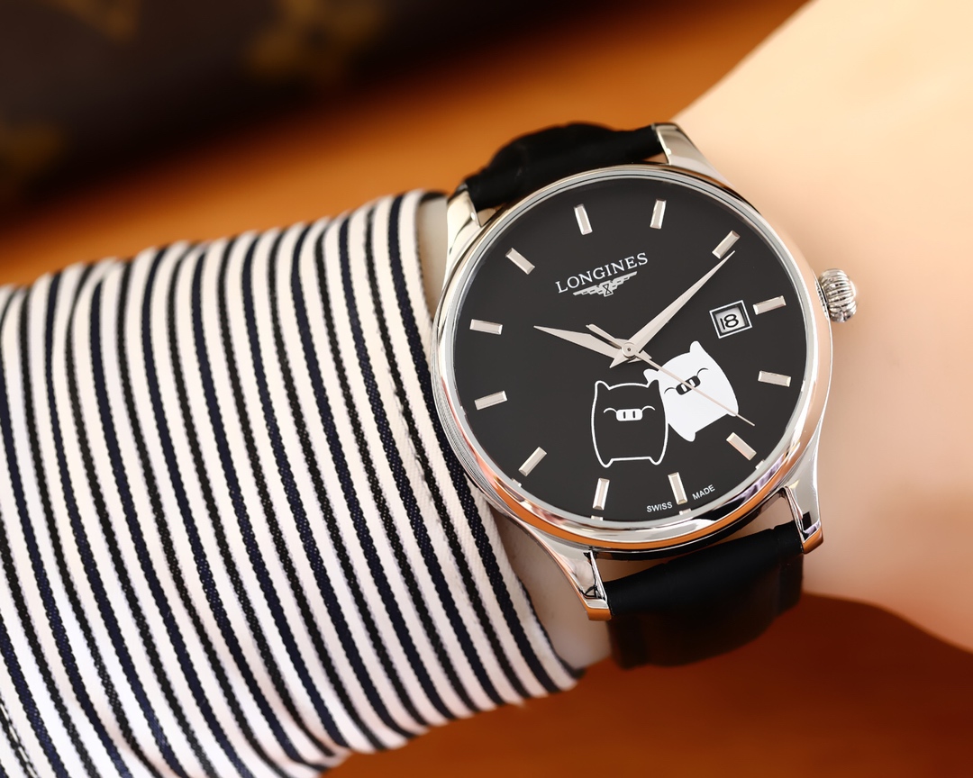 ロンジン（LONGINES）腕時計 メンズ 39mm 自動巻き LON