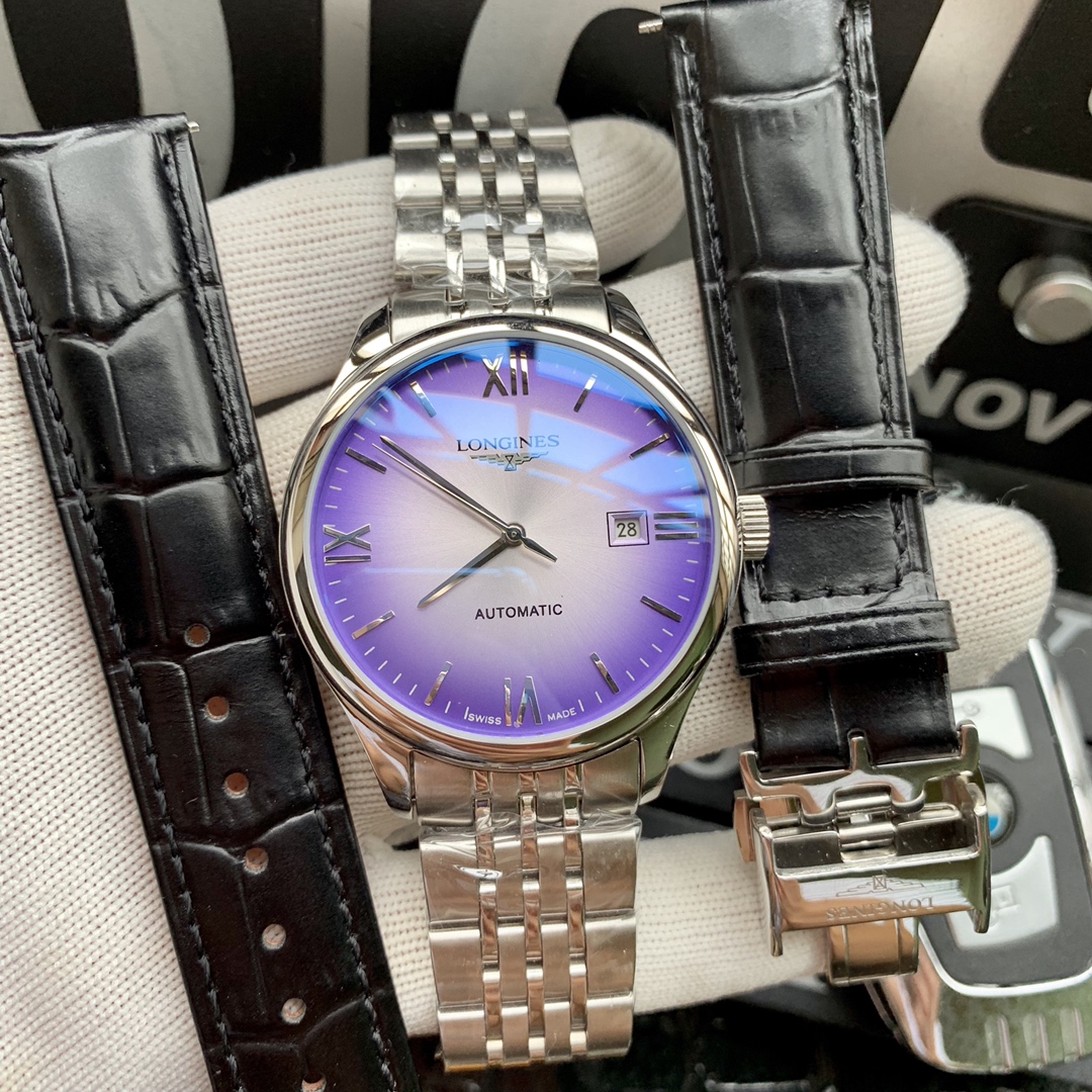 ロンジン（LONGINES）腕時計 メンズ 40mm 自動巻き LON