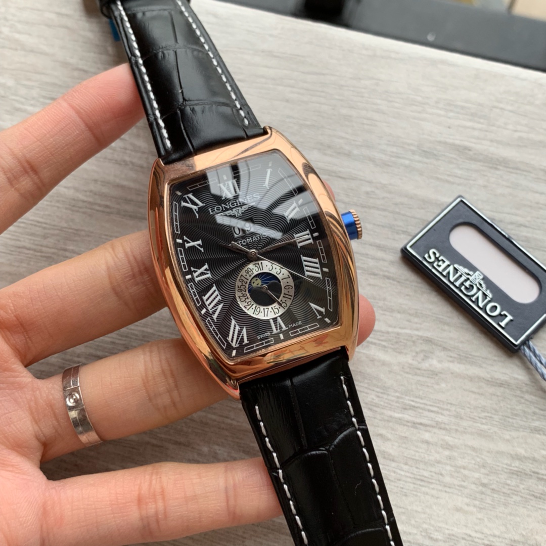 ロンジン(LONGINES)腕時計 メンズ 42mm 自動巻き LON