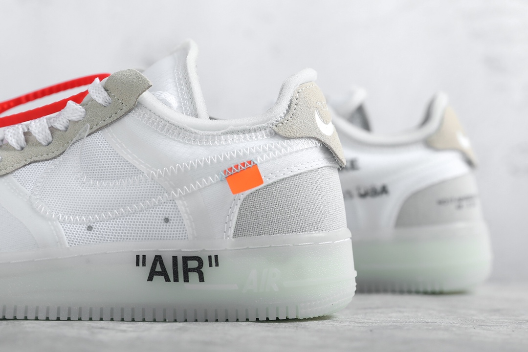 Nike Air Force 1 Low “volt” & Off-whiteスニーカー 最高級 A00