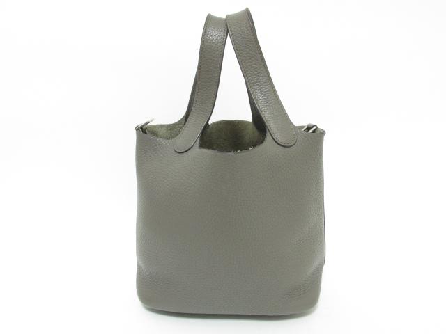 エルメス　（HERMES） エルメス　ピコタンロックPM トリヨンクレマンス　エタン/金具シルバー
